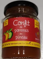 Confit de pommes au Pineau