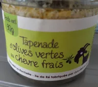tapenade d olives vertes au chèvre frais