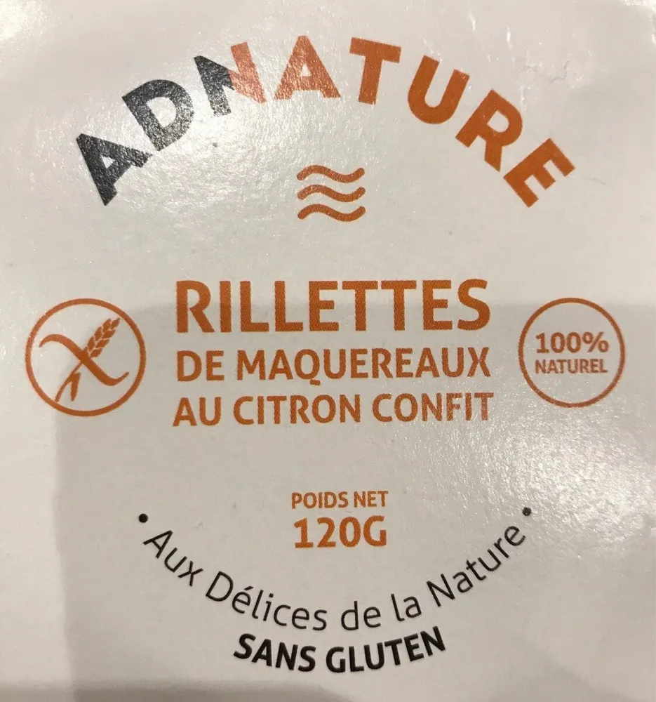 Rillettes de maquereaux au citron confit