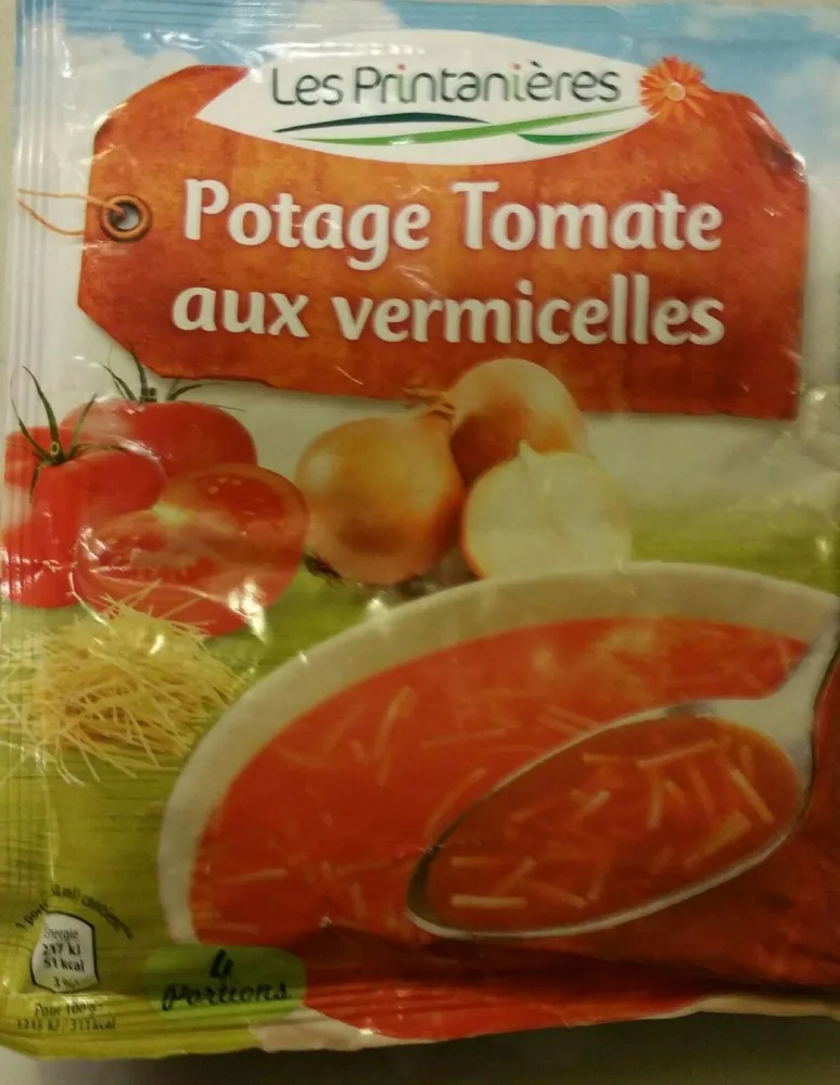 Potage Tomate aux vermicelles
