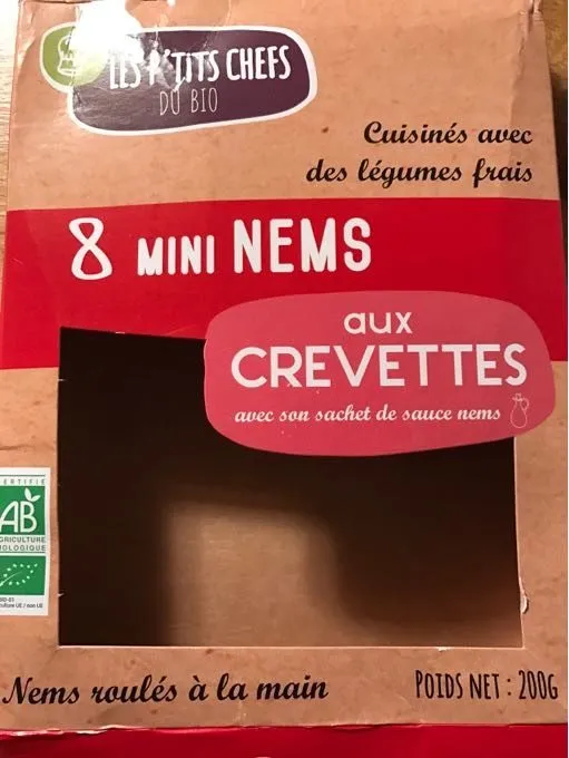 MINI NEMS AU CREVETTES X8