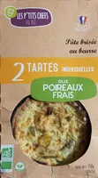 2 tartes aux poireaux aux poireaux frais