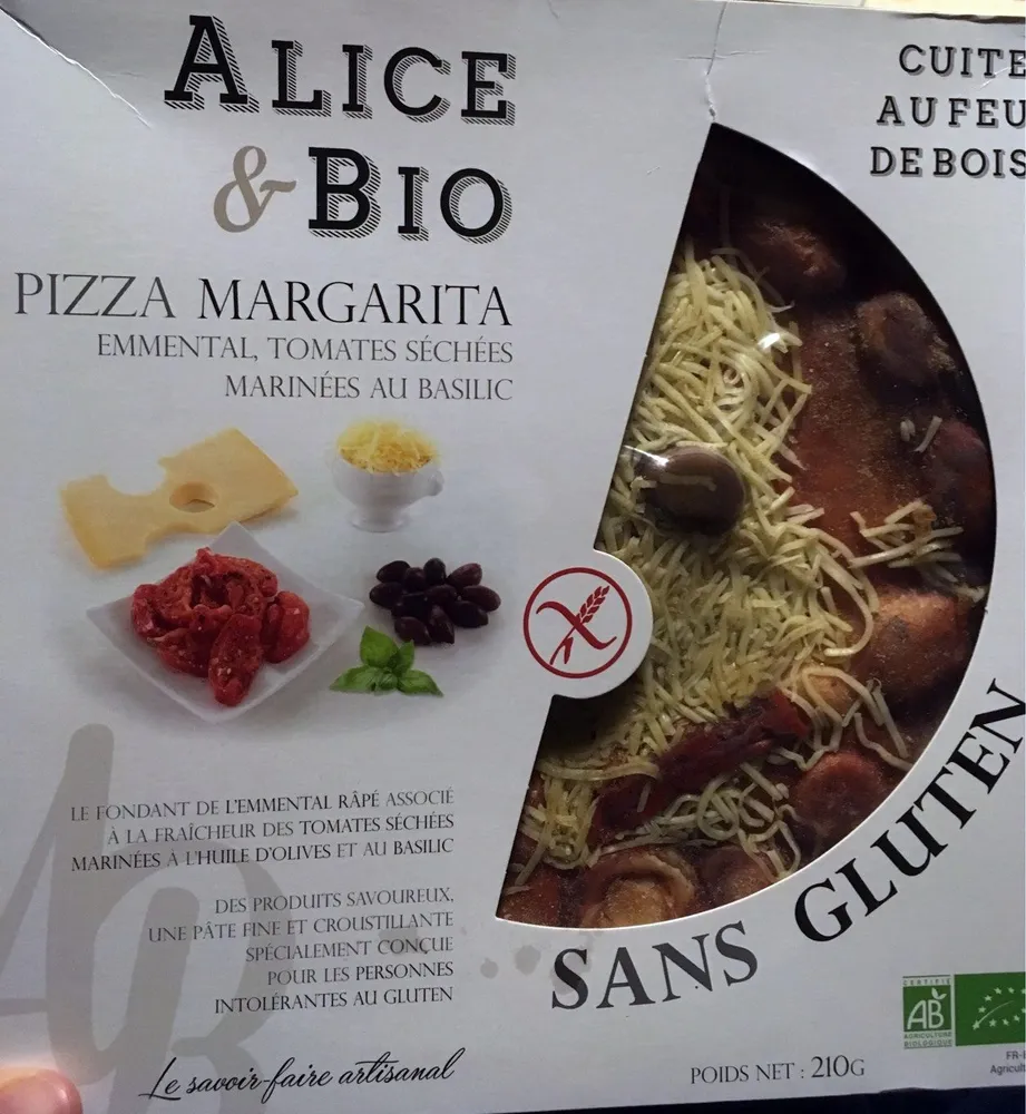 Pizza Margarita sans Gluten Bio