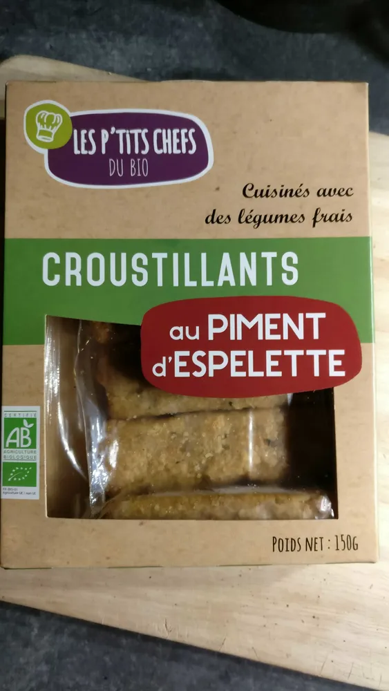 CROUSTILLANTS AU PIMENT D'ESPELETTE