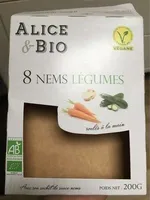 8 Nems aux Légumes, Bio