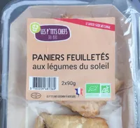 Paniers feuilletés aux légumes du soleil