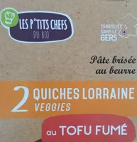 Quiches lorraine veggies au tofu fumé