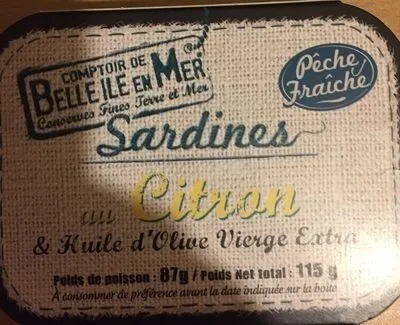 Sardines citron et huile d'olive, 115g
