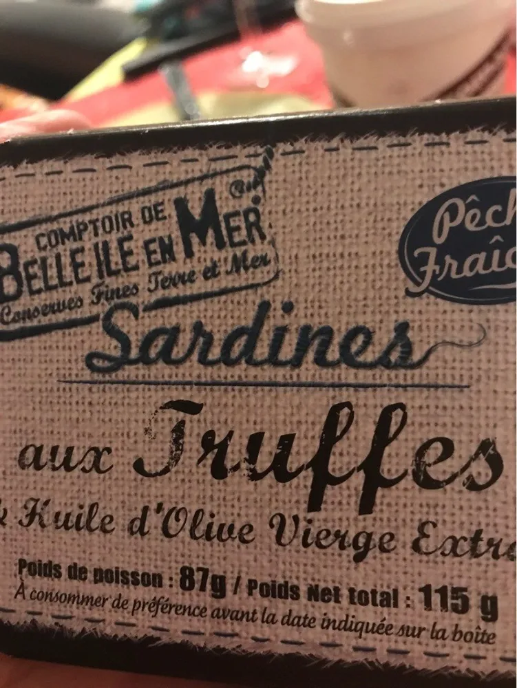 Sardines au truffes noires, 115g