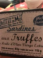 Sardines au truffes noires, 115g