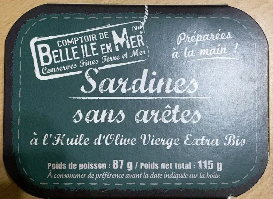 Sardines sans arêtes