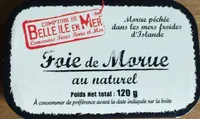 Foie de morue au naturel