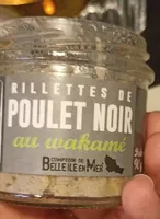 Rillettes de poulet noir au wakamé