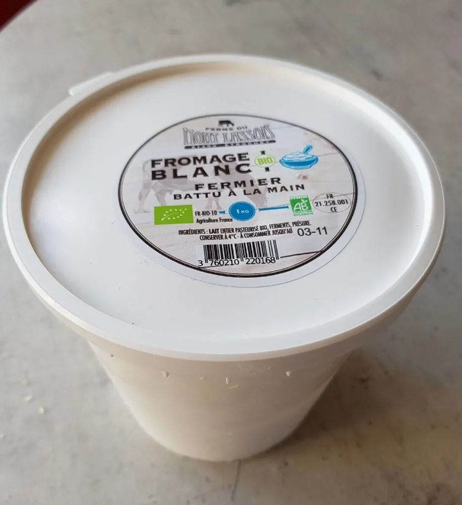 Fromage blanc bio