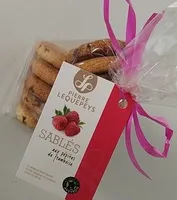 Sablés aux pépites de framboise