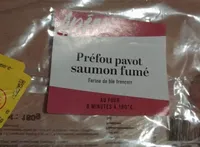Préfou pavot saumon fumé