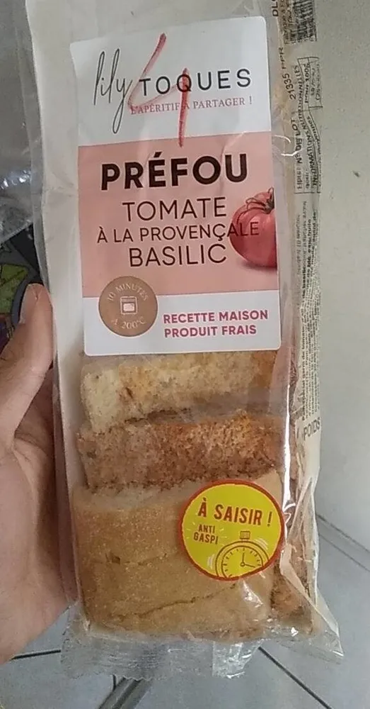 Tomate à la provençale basilic