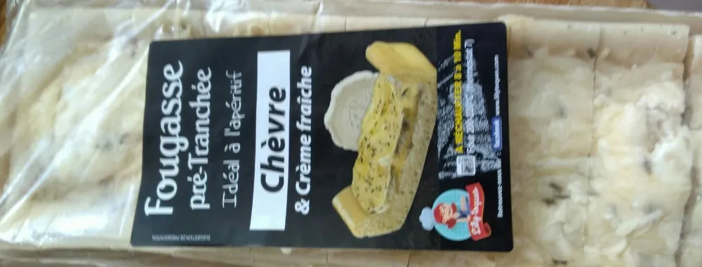 Fougasse pre-tranchée Chèvre
