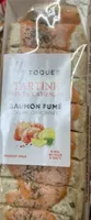 Tartine paun de de campagne saumon fume creme citronnee
