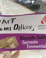 Biscuits salés Sarrasin Emmental