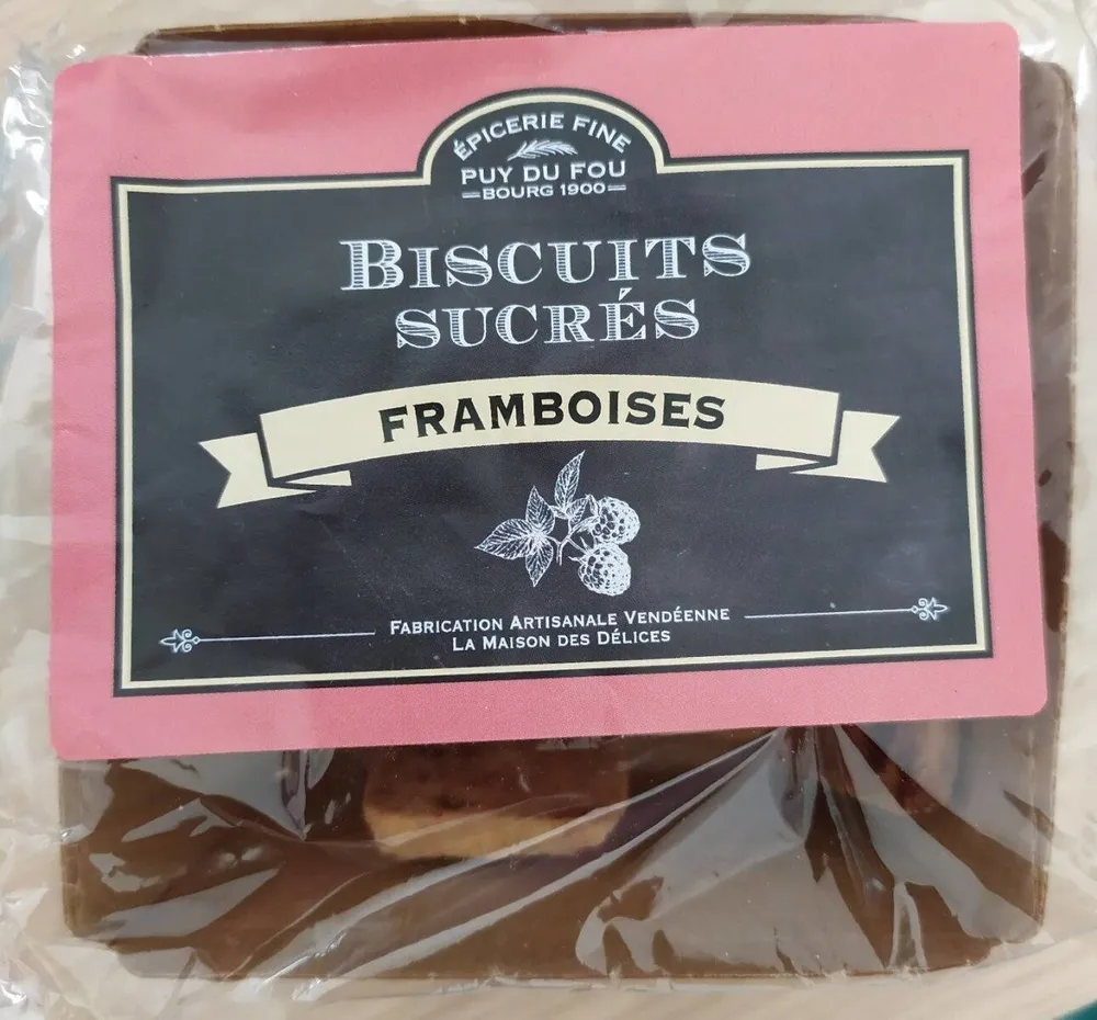 Biscuits sucrés Framboises