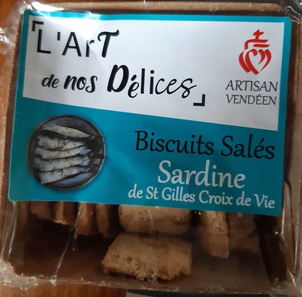 Biscuit salé sardine
