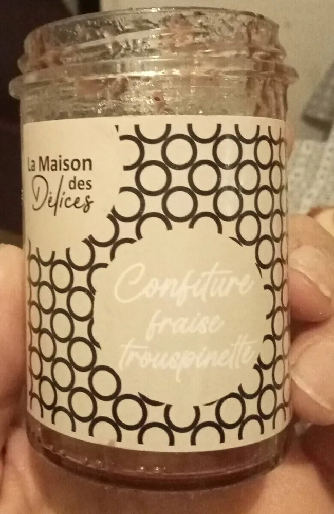 Confiture fraise trouspinette