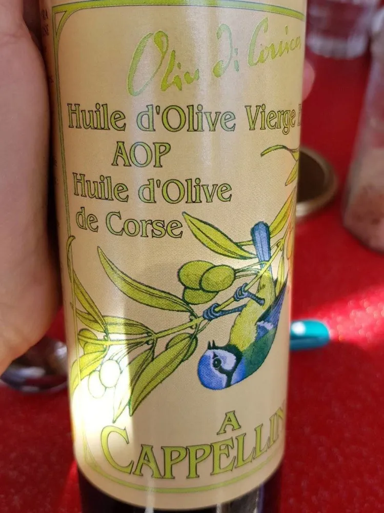 Huile d'olive vierge extra AOP huile d'olive Corse