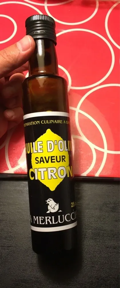 Huile d'olive saveur citron
