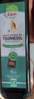 Huile vierge de tournesol