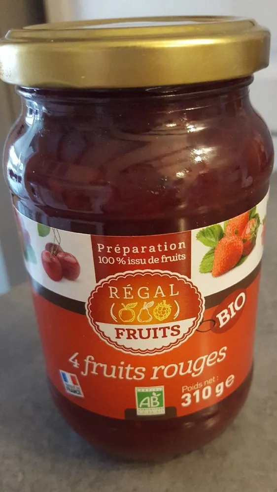 4 fruits rouges bio