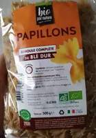 Papillon Semoule complète de blé dur 500 gr