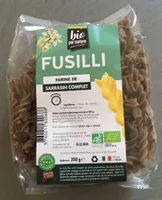 Fusilli à la farine de sarrasin complet