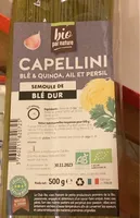 Capellini ble quinoa persil