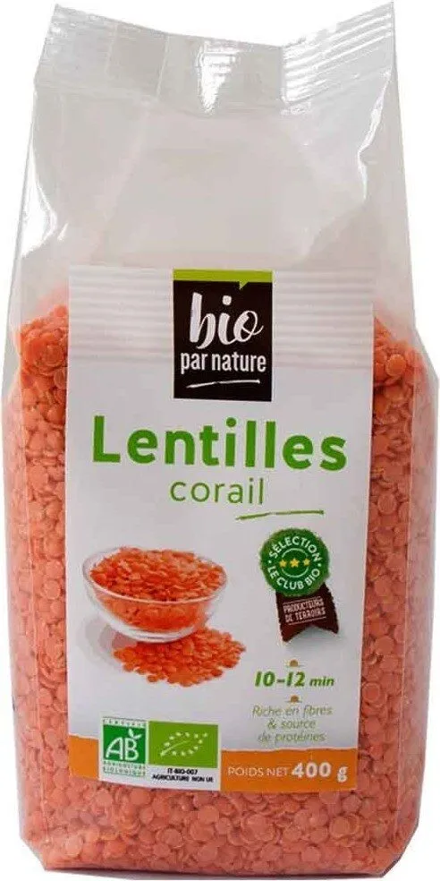 Lentilles corail
