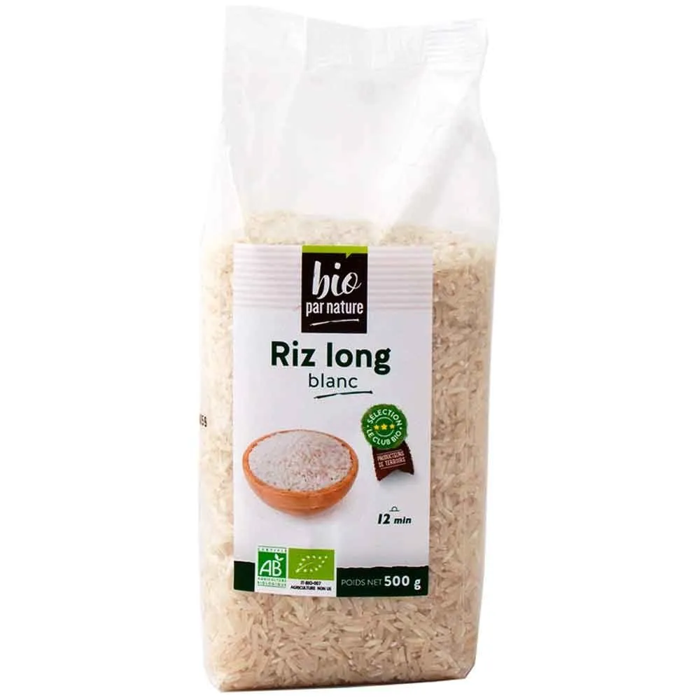 Riz long blanc