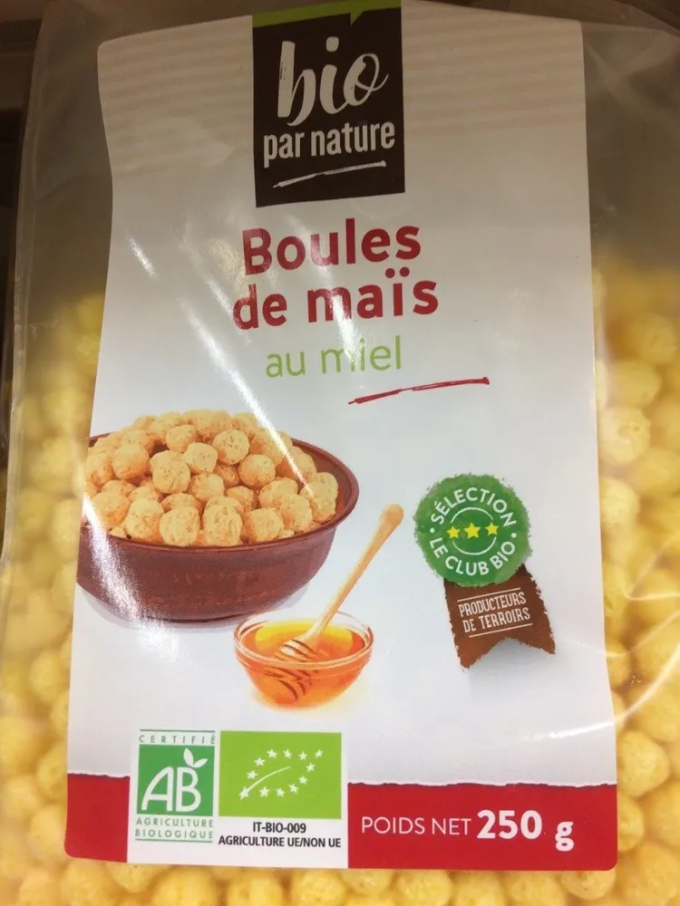 Boule de maïs au miel biologique