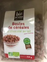 Boules de céréales au chocolat au lait bio