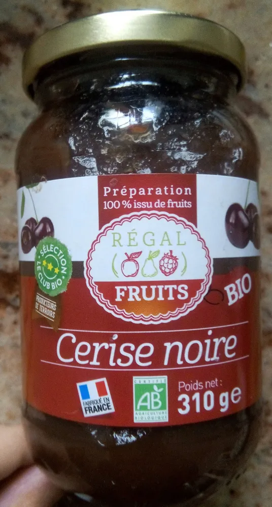 Préparation cerise noire