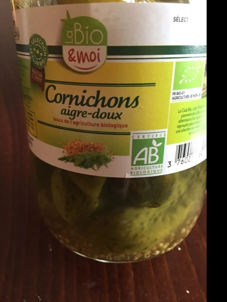 Cornichon aigre doux