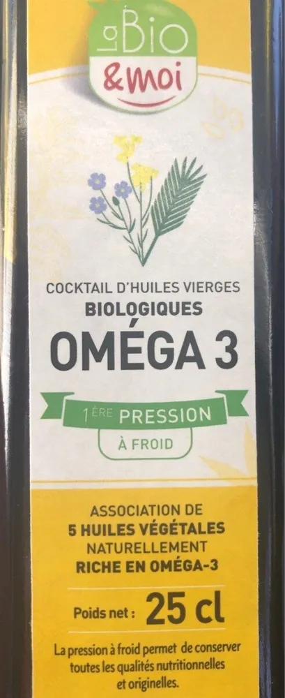 Cocktail d'huiles vierges biologiques