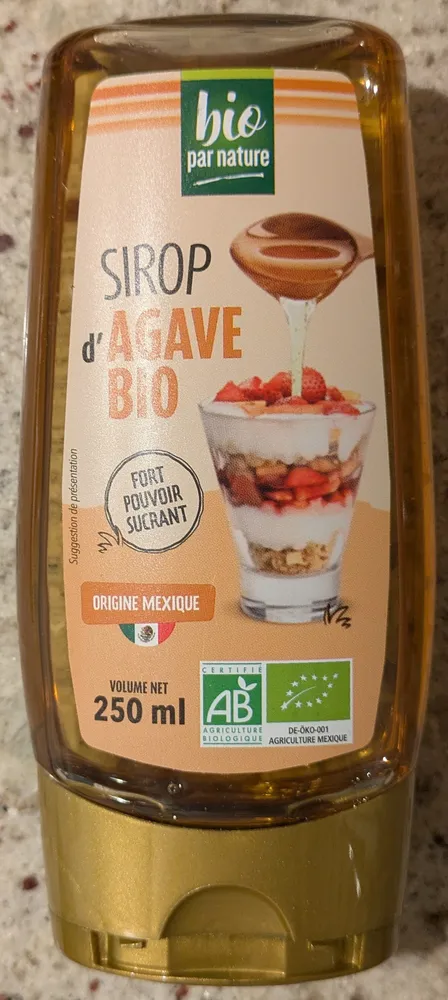 Sirop d’agave Bio
