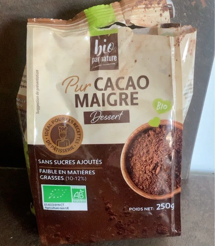 Pur cacao maigre Dessert
