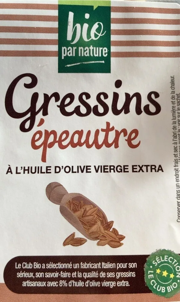 Gressins epeautre