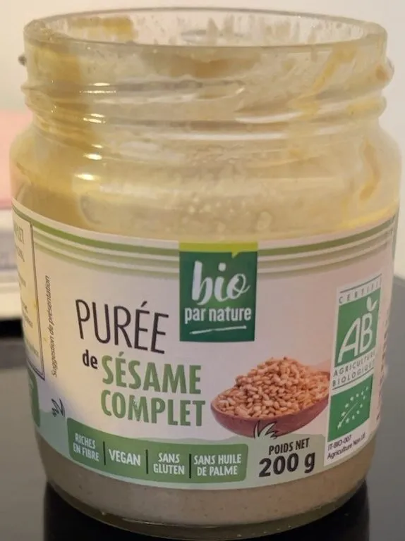 Puree de sésames complet