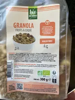 Granola fruit à coque