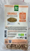 Granola fruits rouges des bois