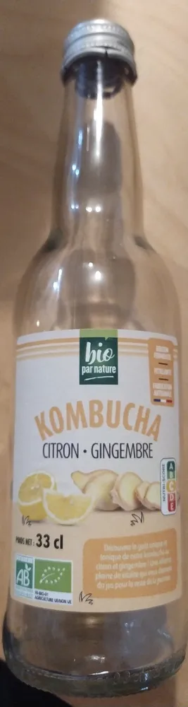 Kombucha citron gingembre