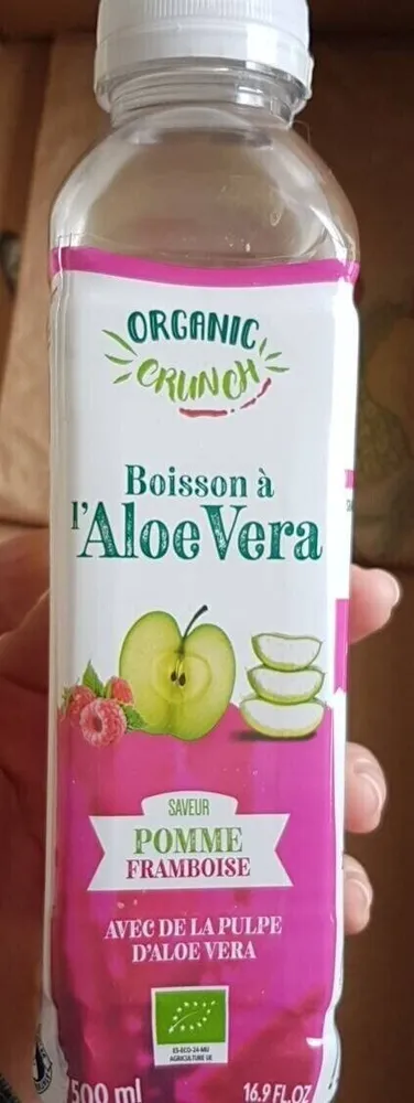 Boisson à l'aloé vera pomme framboise