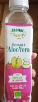 Boisson à l'aloé vera pomme framboise